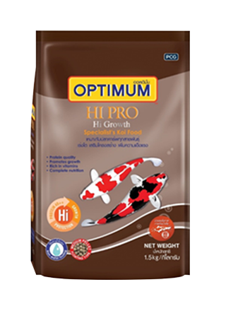 Optimum hi pro koi food outlet